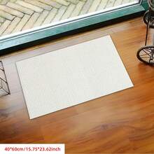 Faux Sisal Area Rug, Comfortable For Bedroom, Living Room, Study, Entryway, Dining Room, Laundry Room, Room Decor As Floor Mat, Non-Slip Absorbent Floor Mat Runner Rug, Washable & Non-Slip, Carpet For Living Room - Indoor All-Season Home Decor, Bedroom Rugs, Easy To Clean, Beige Bedside Rug Kithchen Rug, House Decor | Bedroom Decor - Beige - View 17