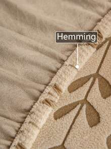 1pc 3D Sofa Cover, Stretchy Multifunctional Full Coverage Sofa Slipcover With Geometric Pattern Design, Suitable For Spring, Summer, Autumn And Winter, Protects Sofa & Decor, Includes 1 Pillow Case - Khaki - View 10