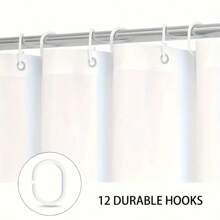 1/4 件南瓜秋季浴帘套装，水彩花卉南瓜感恩节浴室套装，带浴帘和地毯，防水涤纶面料浴帘浴室和家居装饰，含 12 个挂钩，感恩节、秋季、万圣节、圣诞节装饰浴室装饰 - 彩色 - 查看 11