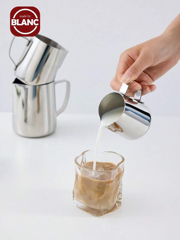 Edelstahl Milchaufschäumkännchen für Kaffeekunst, Schulmaterial Rückkehr zur Schule