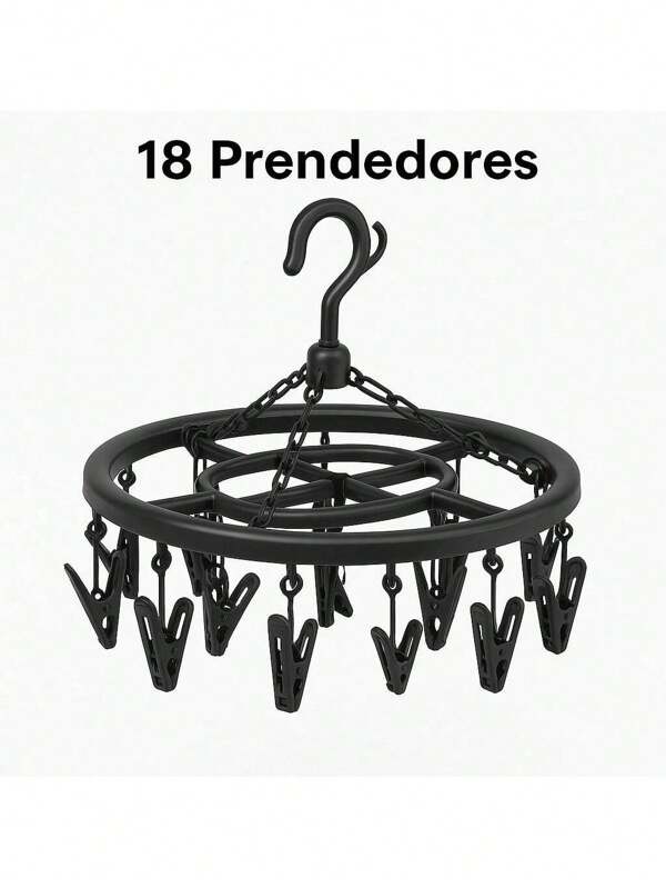 Varal Oval Com 18 Prendedores P/ Calcinha Cueca e Meias