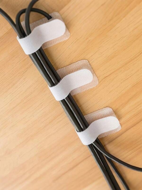 20pcs Nylon Cable Clips - Nylon Cable Ties, Computer And Desktop Cable Organizer, Multi-Purpose Cable Organizer, Durable, Strong Adhesive, Reusable, Easy To Disassemble, Suitable For Computer Cables, Desktop Cable Organization, Data Cables, Desktop Accessories, Desktop Wire Management, As Christmas And Holiday Gifts