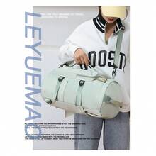 Sports Gym Bag For Women Crossbody Shoulder Bag 3 In 1 Men Laptop Business Backpack Weekender Overnight Flight-Approved Duffle Bags With Shoe Compartment Tote Handbags - 紫色 - 查看 2