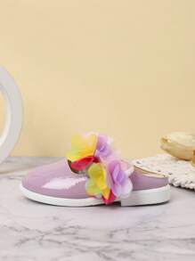 Girls' Floral Outdoor Casual Shoes, Sweet Style, Spring/Summer