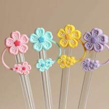 1pcs Water Cup Flower Straw Plug Cover Dust Cap Dust Plug Accessories Bingba Cup Straw Cap