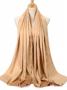 1pc Fashion Women Shawl, Extra Long Bridal Wrap For Wedding Party, All Seasons For Dress - A - View 10