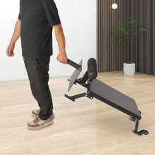 SanBouSi Home Gym Hamstring Curl Workout Bench Curl Workout Bench Leg Exercise Bench - Black - View 1