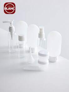 Travel Refillable Bottle Set Spray Lotion Shampoo Shower Gel Tube Bottling Cosmetic Empty Liquid Container Portable Tool Refill Travel Essentials Travel Organizer For Beach Summer Vacation Back To School School Supplies Holiday Camping Holiday Essentials Accessories Mini Perfume For Women Perfume For Men Perfume - White - View 2
