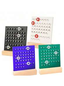 1 Stück Ewiger Planer Kalender - Anpassbares DIY Planungs- und Organisationssystem, kompakter Schreibtischkalender für den täglichen Gebrauch, Ewiges Design - stilvolle Schreibtischzubehör für Heim- und Bürodekoration, ästhetische Dekorationen für eine verbesserte Arbeitsplatzatmosphäre, für Schulmaterial, Schulanfang