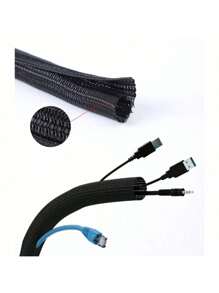 غطاء واق من السلك لخطوط البيانات والكابلات, مقاوم للدرجات الحرارة المرتفعة والمنخفضة, سهل الاستخدام