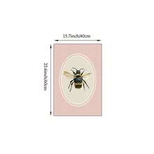 1 Tranh treo tường chủ đề động vật cổ điển màu hồng dành cho bé gái, tranh in trên vải canvas hình hươu, thỏ, ong, trang trí phòng trẻ em, phòng chơi, phòng theo phong cách nông trại, quà tặng tắm em bé. - Nhiều màu - Xem 23