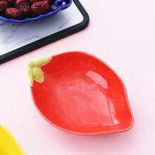 Cute Ceramic Fruit Salad Bowl, Colorful Ceramic Design - Suitable For Living Room Coffee Table, Salad, Ice Cream, Etc., Perfect For Holding Fruits, Tea Leaves And Desserts, Ideal For Living Room Or Dining Table Decor, Durable Ceramic