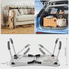 Laptop Bed Desk Tray Stand With Cup Holder/Drawer For Bed/Sofa/Study/Reading/Writing Low Sit Floor Large Portable Folding Leg Dining Table 2025 Model - Black - View 7