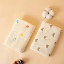 2pcs Replacement Organic Cotton Muslin Baby Swaddle Blanket, Cute Animal Print, High Quality, More Affordable, 80*80cm Large Size, Prevent Startle Reflex, Unisex Crib Blankets, Newborn Bath Towels, Soft & Breathable Wrap Set, All Season