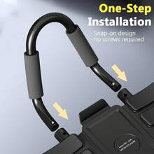 4/6-Wheels Abdominal Wheel Roller With 8 Elbow Supports  And Automatic Rebound, Multi- Layered Anti-Slip Design Home Gym Workouts Exercise Machines For Core Strengthening Fitness (Includes Timer And Kneeling Pad) - Black - View 5