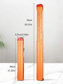 6.5cm/2.56in Diameter Plastic Telescopic Art Tube, 43.5cm/17.13in Retracted Length, Max 75cm/29.53in Extended Length, High-Quality Plastic Telescopic Art Tube, Storage Tube, Collection Tube, Transport Tube, Poster Tube, Quiver Tube,For School Supplies,Back To School - Multicolor - View 12