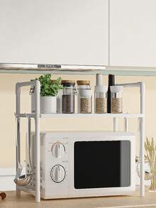 1 Giá để lò vi sóng chịu lực, Giá đựng gia vị nhà bếp nhiều tầng, Đồ sắp xếp gia đình, Đồ nấu nướng & Đồ dùng lưu trữ - Nhiều màu - Xem 7