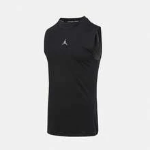 Nike 男式 AS DF SPRT SL COMP TOP 运动背心 HV4102-010 - 黑色 - 查看 1
