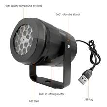 Luz de proyección decorativa festiva, luz ambiente para iluminación nocturna exterior, decoración de Halloween, decoración del hogar, decoración de fiesta, decoración de habitación, decoración de jardín de Halloween, alimentada por cable USB, ideal como regalo