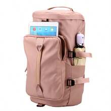 Fashionable Travel Fitness Bag, Swimming Sports Bag, Outdoor Camping Luggage Bag, Business Trip Short Travel Outdoor Training Handbag, Can Hold Shoes, Multiple Color Options - 黑色 - 查看 7