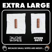 DUDE Wipes Flushable Wipes 3 Pack 144 Wipes Shea Butter Smooth With Vitamin E Aloe Septic And Sewer Safe - Khử mùi - Xem 6