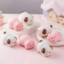 小猪挤压玩具，小狗挤压玩具，面粉慢回弹，减压球，缓解焦虑礼物，学生，生日礼物，节日礼物，很棒的礼物 - 彩色 - 查看 5