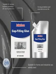 100g 防裂填缝剂，可调色防水密封胶，防裂、防冻、耐高温、防霉、耐腐蚀，适用于瓷砖泳池、木质结构、石材露台、混凝土泳池等有裂缝的情况 - 均碼 - 查看 6