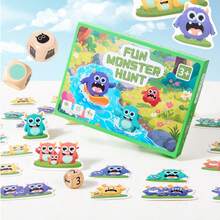 Children's Fun Monster Catching Baby Kindergarten Early Education Matching Reaction Training Parent-Child Interaction Beneficial Intelligence Toys - Multicolor - View 3