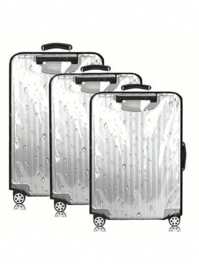 Luggage Protective Cover Transparent Thickened Wear-Resistant Waterproof Trolley Case Cover Travel Leather Case Cover
