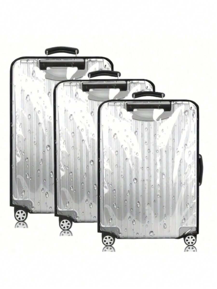 Luggage Protective Cover Transparent Thickened Wear-Resistant Waterproof Trolley Case Cover Travel Leather Case Cover