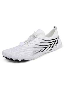 Summer Quick Dry Amphibious Shoes, Men's Lightweight Hiking Trekking Shoes, Women's Breathable Water Shoes, Anti-Slip And Durable For Wading - White and Black - View 5