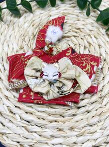 LABUBUS 15-17cm Interchangeable Doll Clothing Set: Kimono, Japanese Clothing | Party Or Birthday Blind Box Clothing | Teen Gift Doll, Toy, Clothes Doll (Clothing Accessories Only)