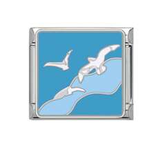 1 pièce Accessoires créatifs de la série Éléments de l'océan, bijoux DIY frais et personnalisés. Bracelet, collier, bague, bracelet de cheville et raffiné.