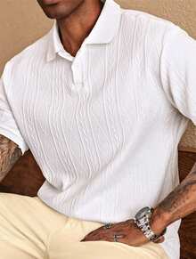 Polos para hombre, Tops para hombre, Camisetas para hombre - Blanco - Ver 3