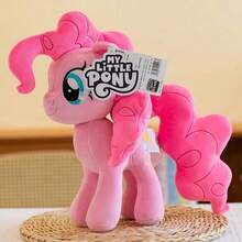 Hasbro 我的小马驹毛绒娃娃 - 暮光闪闪公主款，闪亮独角和彩虹鬃毛，柔软舒适，适合女孩，节日礼物，适合3岁以上儿童，官方授权角色 - 萍琪派 - 查看 9