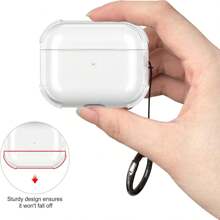 Funda protectora de silicona transparente y suave compatible con Apple AirPods Pro 2/AirPods 3/AirPods Pro 3. Funda ultrafina anti-caída de Body completo para AirPods de 2.ª, 3.ª y Pro generación.