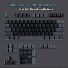键帽背光 ABS Cherry MX 键帽 Doubleshot OEM 轮廓半透明按键套装适用于 61 87 104 MX 开关机械键盘 - 彩色 - 查看 7