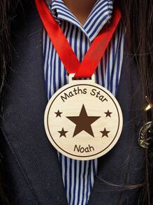 Personalised Engraved Wooden Medal Well Done Medals | Gifts For Mums And Dads | Valentines Gifts,School Leaver Class Of 2025 Medals / Teacher Pupil Gift / Personalised Name Wooden Medal / End Of Term Gift / Gift From Teachers,For School Supplies,Back To School
