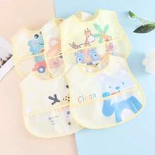 5 Stücke/Set zufälliges Blumenmuster Baby U-förmige Lätzchen, Neugeborenen Cartoon Spucktücher, unisex - Verschiedenfarbig - Übersicht 9