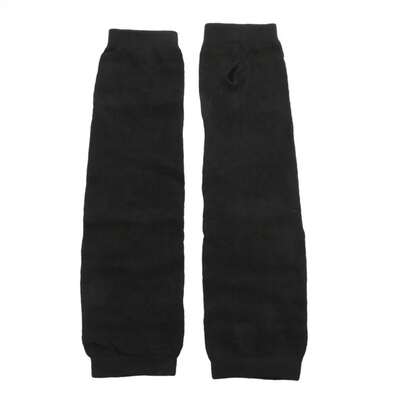 Nuevas Guantes Largos Cubre Brazos Clásicos Rosa Negro y Blanco a Rayas Guantes Sin Dedos Coderas Calientes Muñequera Tejida