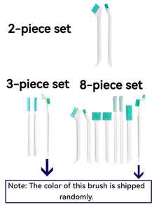 8/3/2 件套多功能厨房清洁刷套装 - 婴儿奶瓶和水杯螺旋刷套装，手动，无需用电，适合家庭使用，水槽缝隙清洁小刷，长柄厨房清洁刷，家用盖子缝隙清洁刷，凹槽消毒清洁奶嘴杯刷套装，奶瓶和婴儿奶瓶消毒杯刷套装 - 彩色 - 查看 10
