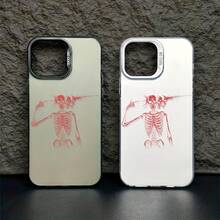 Adecuado para 16ProMax/16Plus/16Pro/16, 15/14/13/12/11 Todas las Series Nueva Funda Protectora de Teléfono con Patrón Creativo de Moda, Gradiente Deslumbrante IMD Láser, a Prueba de Golpes y Antideslizante, Funda Híbrida Clásica e para Regalar. - Negro - Ver 1