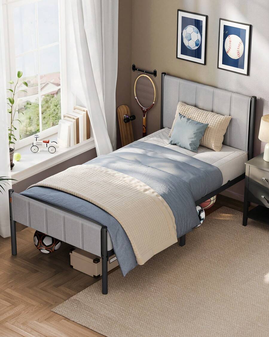 VASAGLE Bed Frames - 灰色 - 查看 1