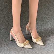 Women Heeled Sandals - 黑色升級版 - 查看 4