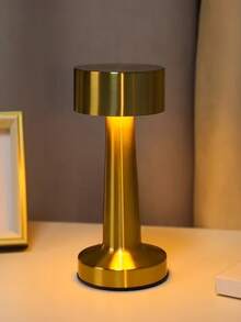 1 قطعة مصباح مكتب لاسلكي قابل للشحن، قابل للتعتيم ب- 3 ألوان، بتشطيب من النحاس المصقول، مناسب لغرفة النوم والمعيشة والمكتب والسكن الجامعي والبار والحفلات والمطاعم، إضاءة LED، إضاءة ليلية، غطاء مصباح، إضاءة - متعدد الألوان - مشاهدة 13