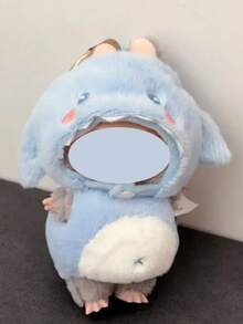 这是17厘米拉布布衣架，两件套衣服，配有水滴耳兔衣服，适合拉布布头饰和吊带背心，小动物，可爱又迷人 - 彩色 - 查看 4