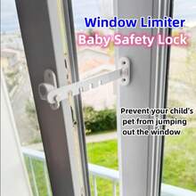 New Window Limiter, Casement Window Anti-Wind Support, Home , Child , Child Lock, Door And Window Limiter, Multi-Function Lock - Multicolor - View 2