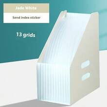 A4 Accordion Expanding File Folder, Multi-Layer Portable Handle File Organizer, Desk Standing PP Foaming Document Storage Bag, Large Capacity,For School Supplies,Back To School - Multicolor - View 3