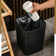 قطعة واحدة من علبة حفش جديدة منسوجة بالقطيفة، مناسبة لغرفة المعيشة والمطبخ والمكتب والاستخدام التجاري، غطاء مقاوم للتسرب بدون غطاء