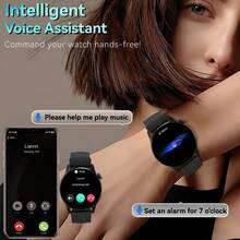 Smart Watch For Men And Women, Can Answer/Make Calls, Remote Photo Taking, Music Playback Control, Pedometer Alarm Clock 100+ Sports Mode, Business Style Steel Strap With 1PC Silicone Strap, Suitable For Daily Wear As A Gift